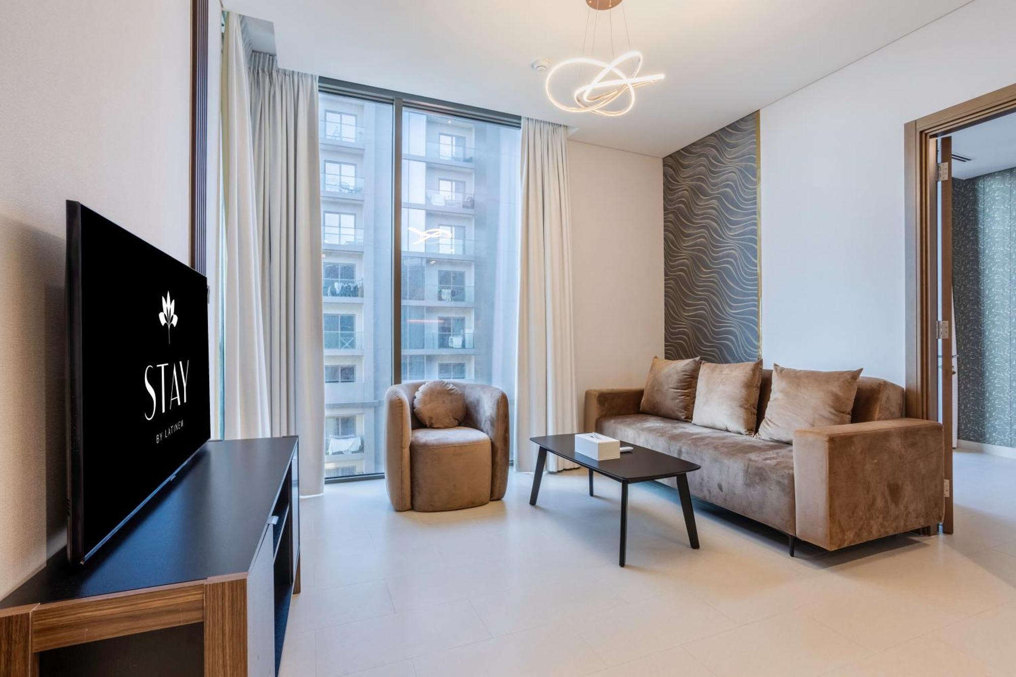 Stay By Latinem Luxury 1Br Plus Study Holiday Home Cv A2712 Near Downtown Дубай Экстерьер фото